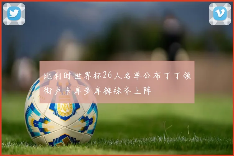 比利时世界杯26人名单公布丁丁领衔卢卡库多库裤袜齐上阵